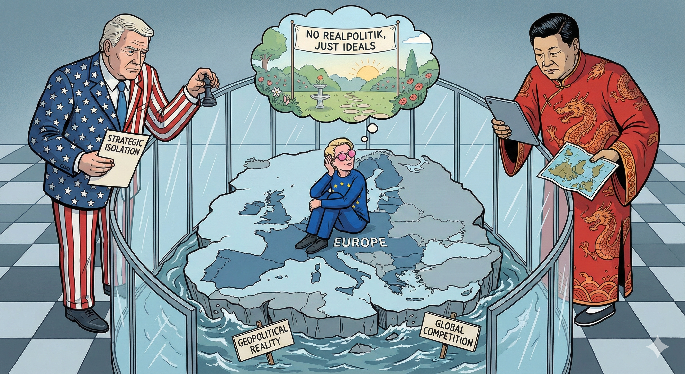Europe Chine USA Realpolitik ideal ideas